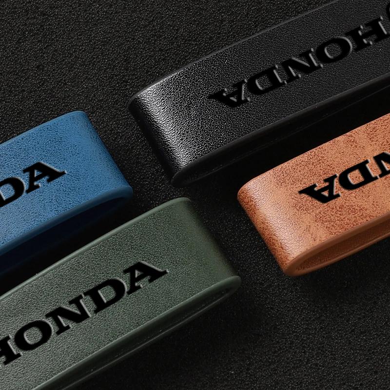 3D Honda Badge Car Keychain Auto Keyring Accessories For Honda civic accord fit jazz pilot CRV odyssey passport city shuttle HRV LK6
