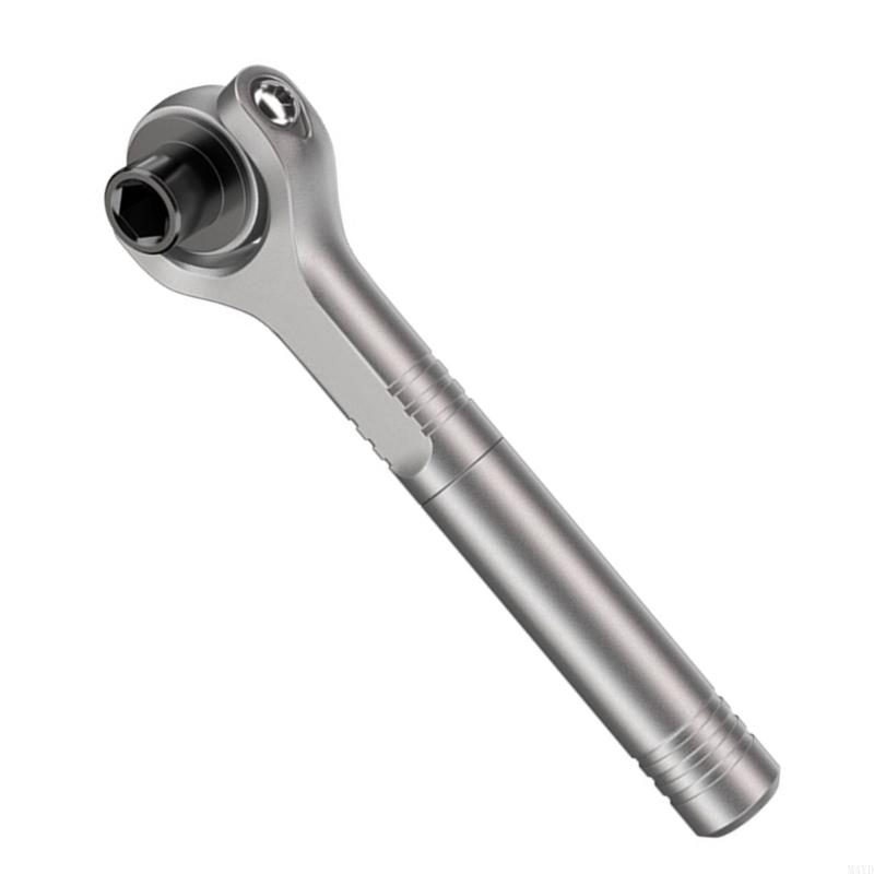 Universal Ratchet Wrench With Multiangle Rotations For Tight Space And Multiple Screw Types In Homes Or Auto Repair M4YD