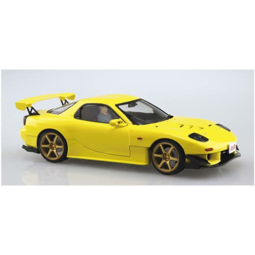 Aoshima Bunka Kyozai (AOSHIMA) 1/24 Scale Initial D Series No. 15 Keisuke Takahashi FD3S RX-7 Project D Specification with Driver Figure Plastic Model