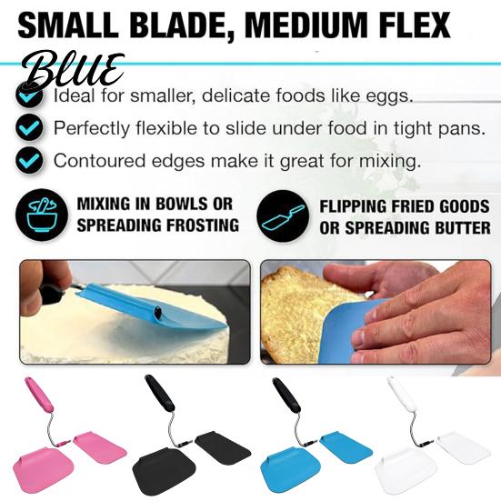 Wide Blade Cooking Spatula Adjustable Angle Spatula 7 Position Silicone Turner for Grill Air Pancake And Egg Fryer Flexible Narrow Kitchen Flipping