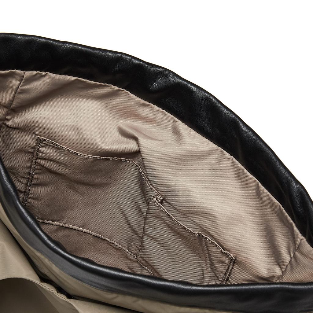 Tote Drawstring X Sheep Beige [Isaac] Bag, Leather, Women's, (26)