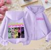 Hoodies Sweatshirts Girls Kids Girls Sweatshirt Zip Purple Hoodie Casual Top Hoodie Kids Clothing