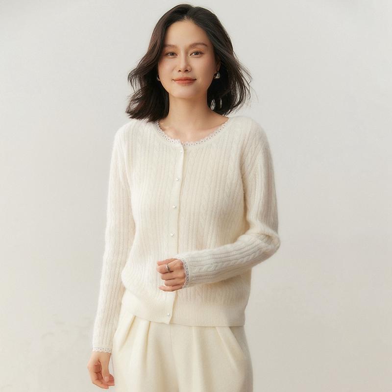 Qinghe 100% Pure Cashmere Women's Sweater - Ultra Soft Luxury Winter Pullover
