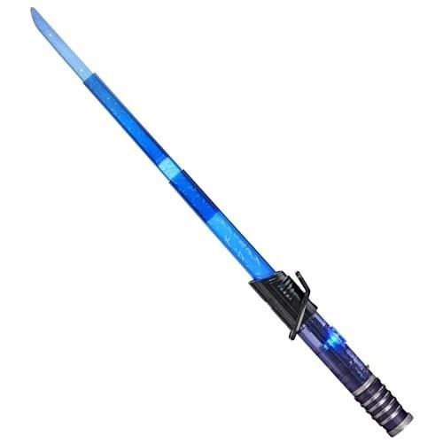 Sabre laser électronique Mandalorien Sabre noir, Star Wars Lightsaber Forge Kyber Core, jouets enfant, dès 4 ans