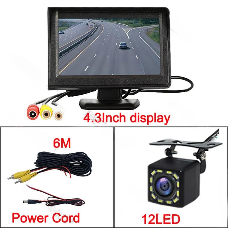 Easy Installation 4.3Inch Rear View Camera Monitor Screen Reversing Camera for System Camera for Vehicle