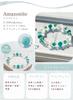[Kyojudo] Power Stone Bracelet for Women, Four Divine Beasts, Crystal and Natural Stone (Amazonite 10mm)