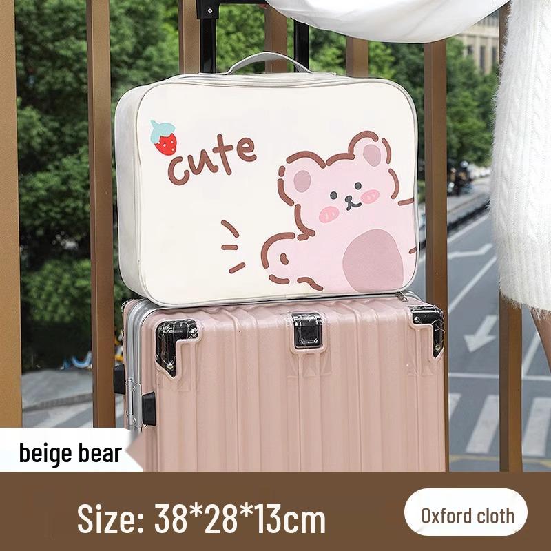 

Newcomer Special: Cartoon Waterproof Travel Bag with Luggage Handle