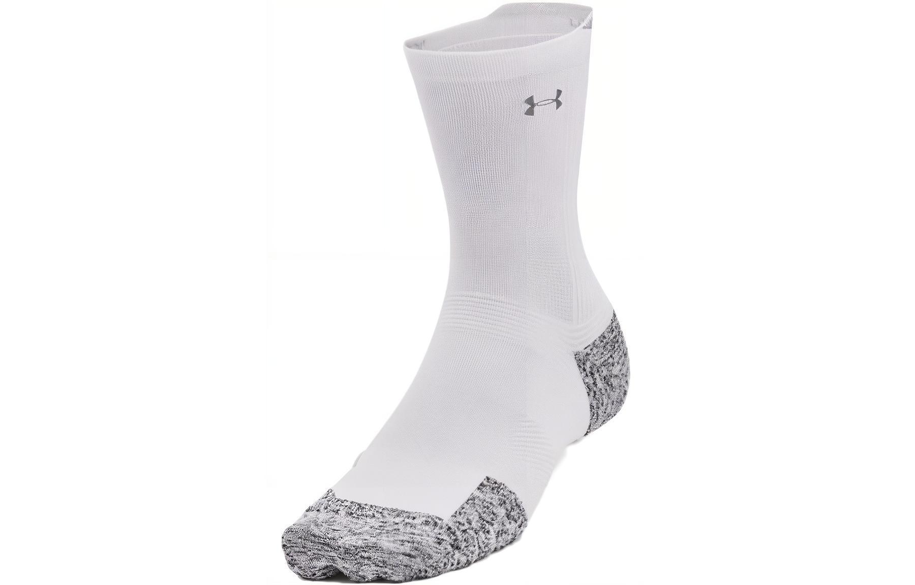 Under Armour Crew Socks Unisex 1 Pack White 1376076-100 L