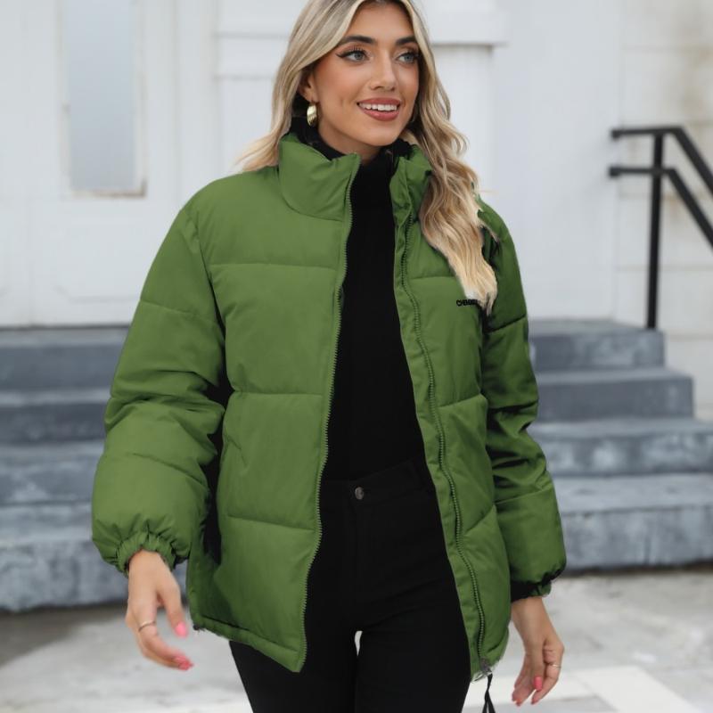 Осень-зима с длинными рукавами и полувысоким воротом на молнии — фото 18