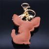 Bag Pendant Dog Keyring Cute Animals Crystal Keychain Girl Friend Chihuahua Keychain  Women Girls