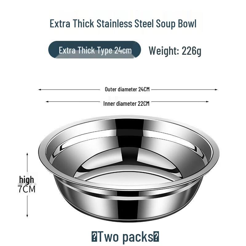 Qiwei Food-Grade 304 Stainless Steel Induction Bowl