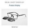 2025 Magnetic Clip-on Unisex Trendy Anti-UV Sunglasses for Driving & Outdoor