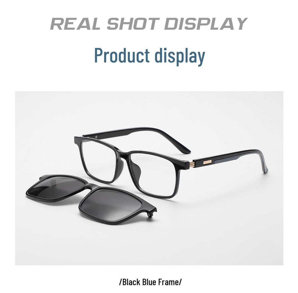 2025 Magnetic Clip-on Unisex Trendy Anti-UV Sunglasses for Driving & Outdoor