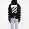 Off-White Sweatshirts Men's Black Hooded Moderate Regular OMBB031S181920231001