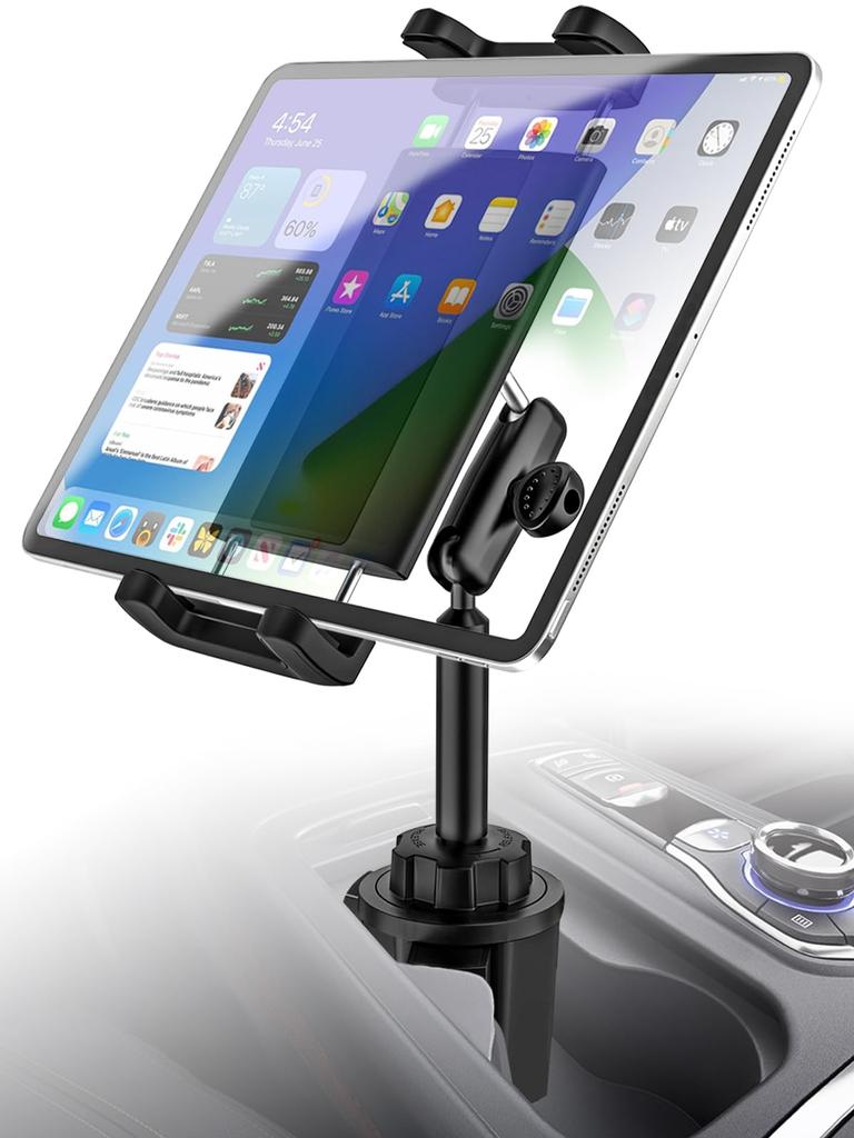 Kolasels Version Metal Car Tablet Tablet Cup Car Drink Holder for Car Tablet Cup Car Phone Easy Unbreakable Freely Japanese Instruction Manual