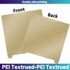 K2 Plus Dual Textured Smooth PEO PET PEY PEI Build Plate for Creality K2 Plus Spring Steel Buildplate 370x370mm High Temperature