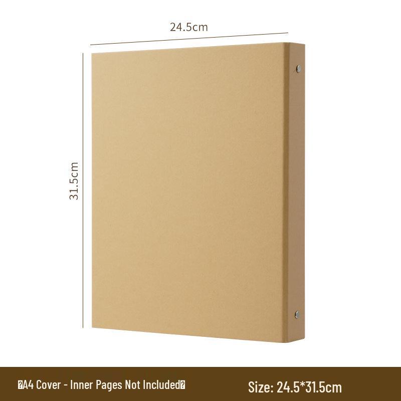 A4 Kraft Paper Cover DIY Photo Album & B5 Classmate Growth Journal
