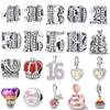 New Birthday Surprise Gift Cake Charm Fit Original Bracelet Accessorycopper Diy Women Jewelry Gift Pendant Amulet
