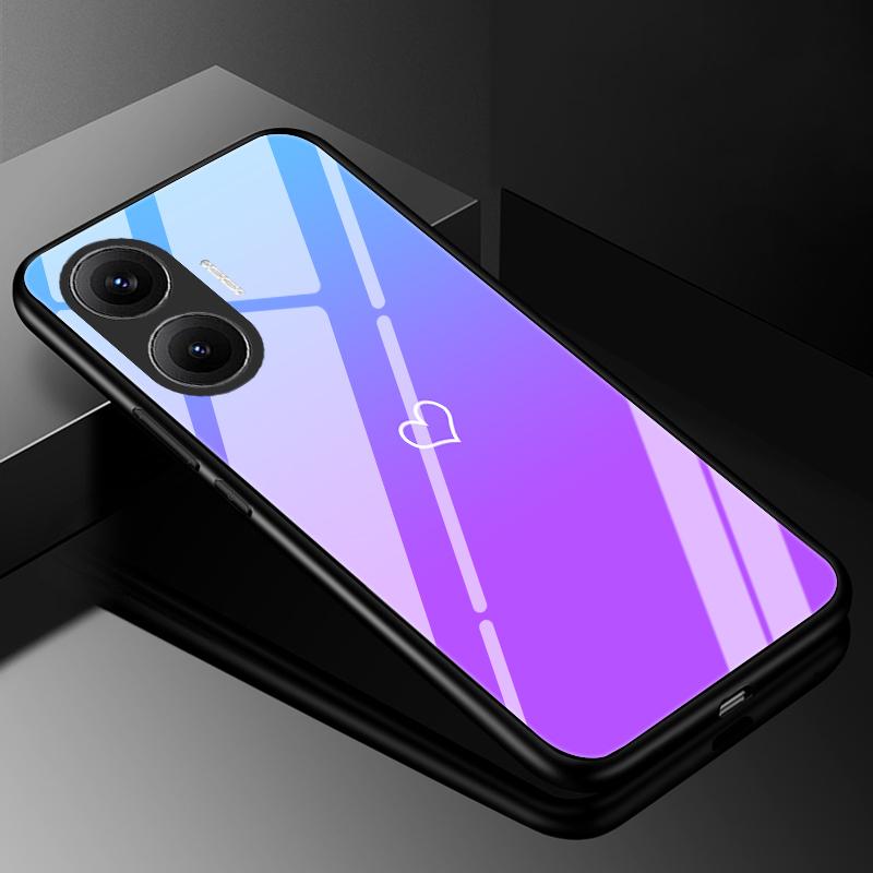 Per custodia cover Redmi Turbo 4 Pro Custodie in Vetro Temperato per Xiaomi Redmi Turbo4 Pro Turbo 3 Turbo3 Paraurti Posteriore Rigido Turbo 4Pro