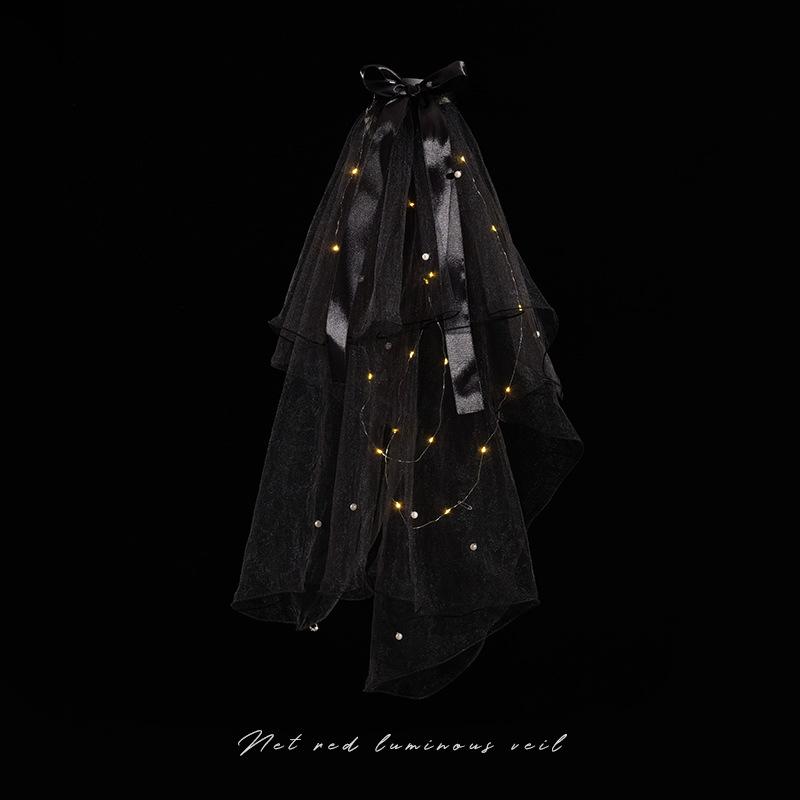 

Свадебный головной убор с белой вуалью, многослойная белая вуаль и короткое свадебное платье с простой вуалью, фотосессия в пушистом стиле 3