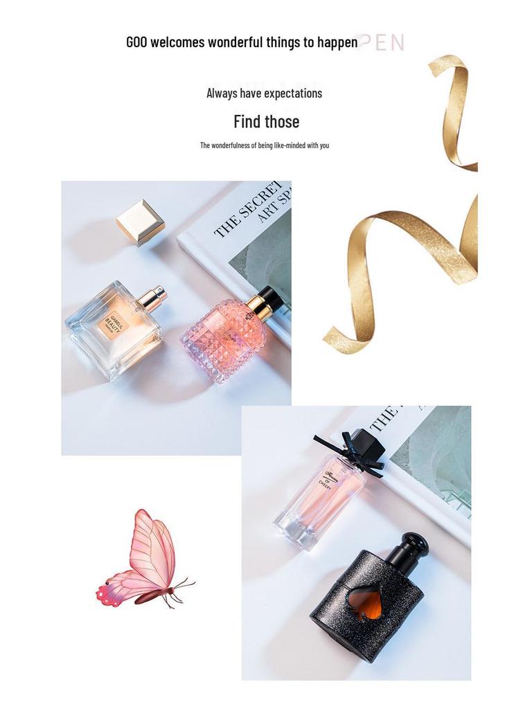 Flower Story Women's Perfume Set - Fresh, Long-lasting Light Fragrance, Popular Choice