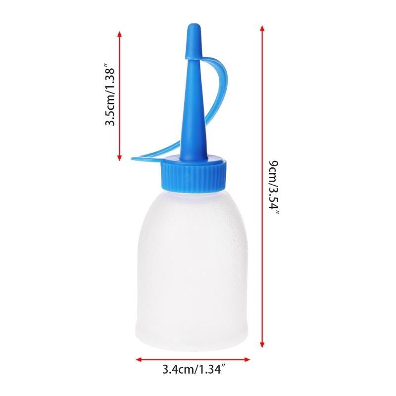30ml Industrial Gel Oil Ketchup Plastic Squeeze Bottle Jet Dispenser for w/