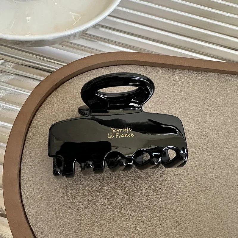 New Fashion Korean Acetate Hair Crabs Red Hair Clips Girls Women Tie Up Hairs Shark Hair Clip Accessories Ponytail Hairs Clip