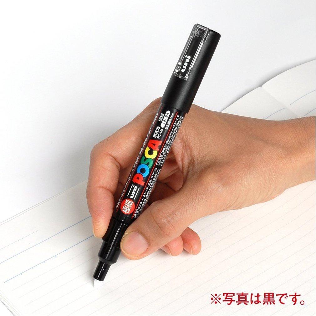 Mitsubishi Pencil Uni Posca Sign Extra Fine 6 PC1M6C Water-Based Pen, Point, Colors,