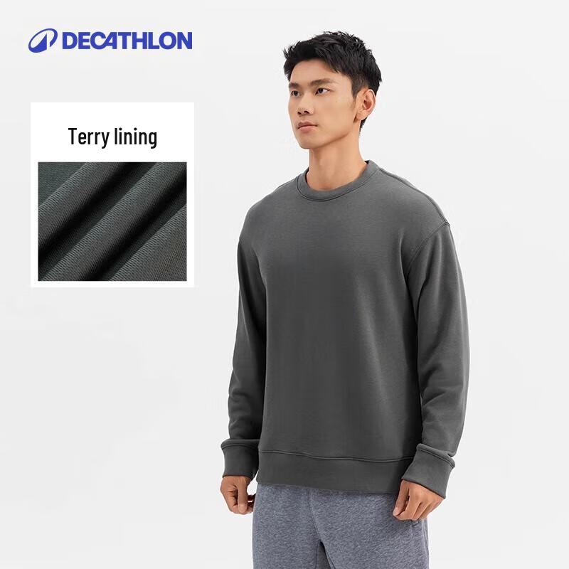 

Decathlon Men s Warm Round Neck Sports Sweatshirt XL