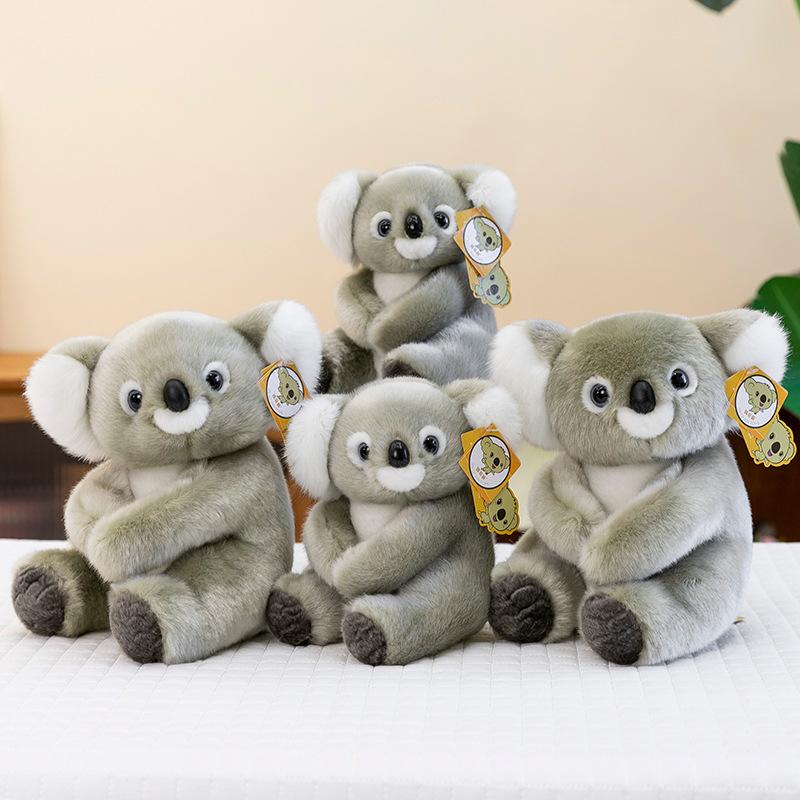 Bai Fen Bai Dolls And Toys Girls New Cute Little Koala Doll Furry Rag Doll Children's Gift Sleeping Throw Pillow Birthday Gift