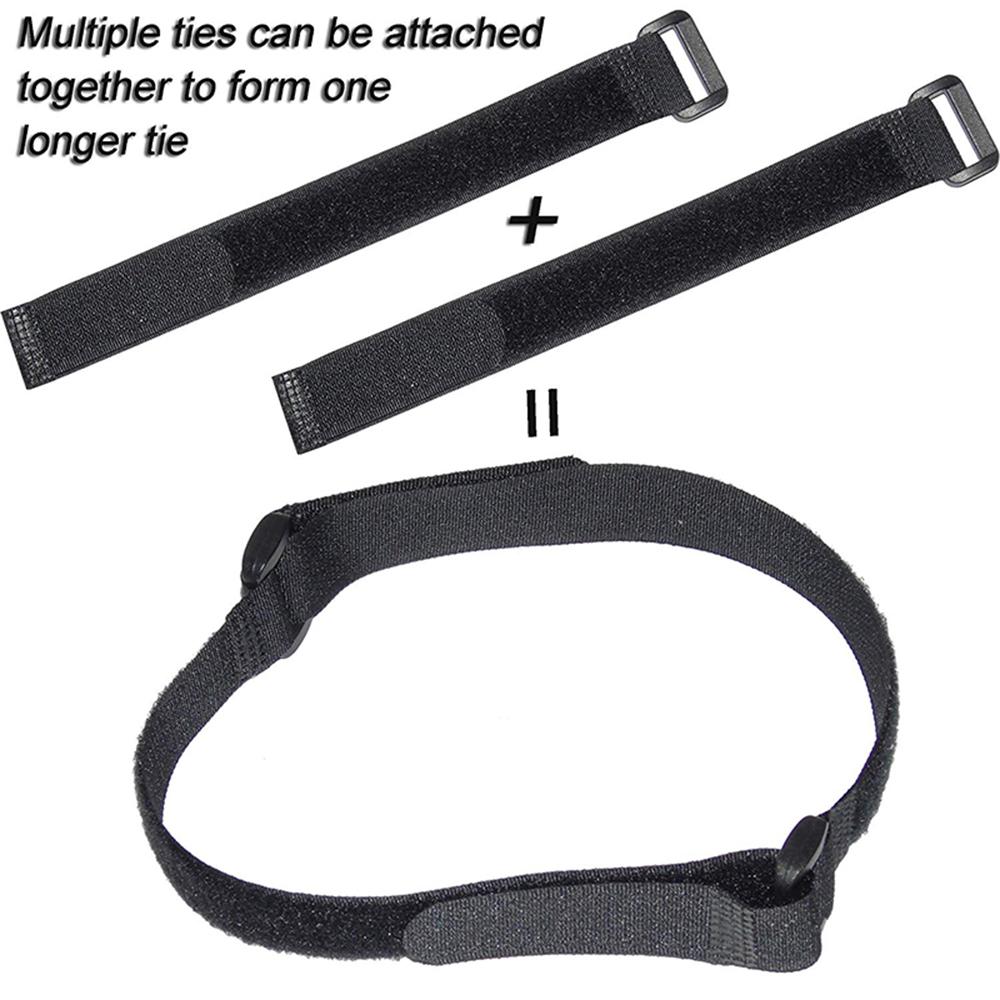 10 PC 2*50cm  Reusable Fastening Bike Tie Nylon Hook & Loop Durable Multil Purpose Self-adhesive High Quality Strap Cable Ties