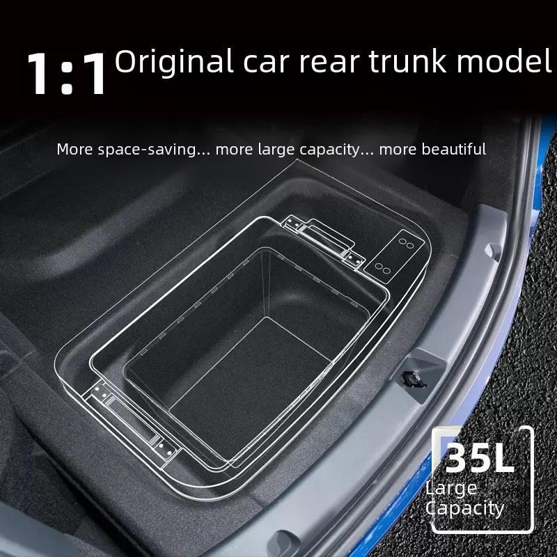 12V Car Refrigerator for Tesla Model Y: Fresh Storage for Camping, Trunk Compatible