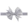 Children's headband, solid V-shaped ribbon, dovetail baby bow headband 21 colors