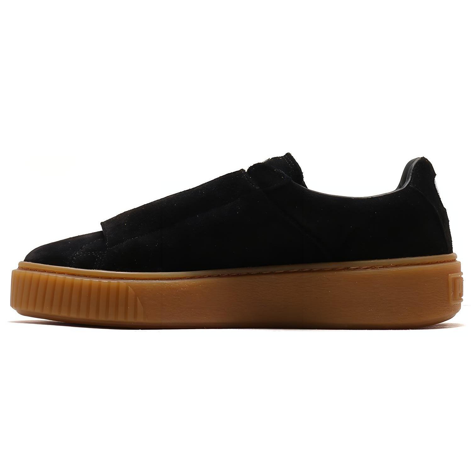 (WMNS) PUMA Platform Strap Black Brown Women s 365224-03 EU 38