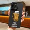 Lustige Bier-Candy-Farbe Handyhülle Für iPhone 16 15 14 13 12 11 Mini X XS Max XR 16 15Plus Stoßfeste Silikon-Weichabdeckung