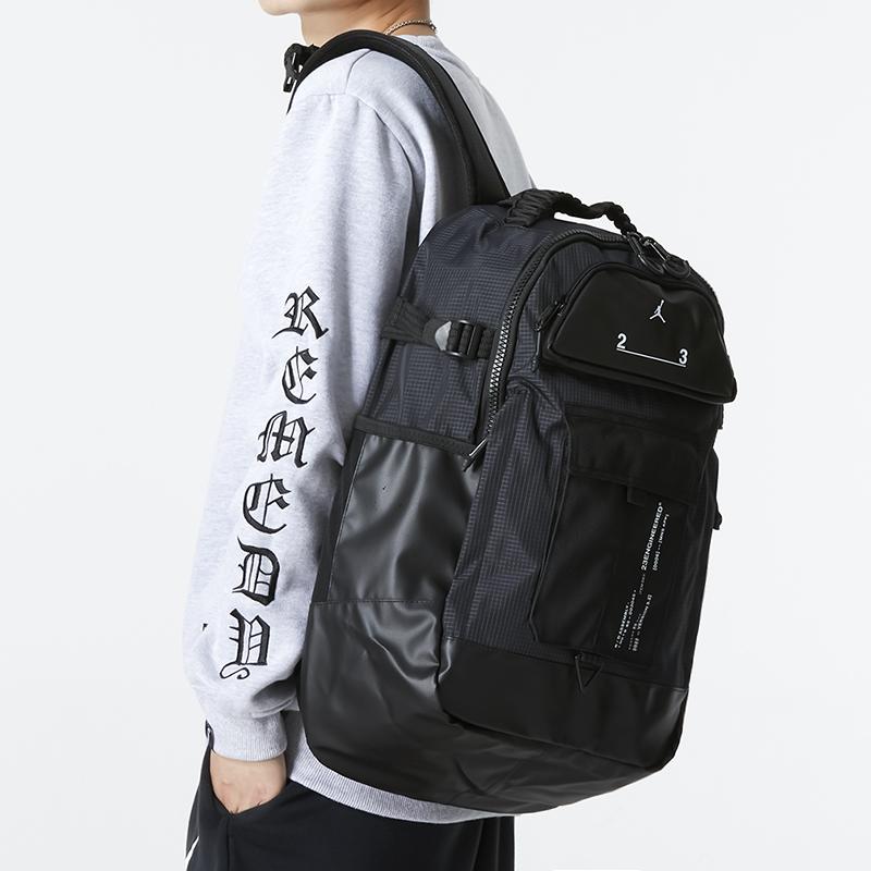 New Jordan Fabric Backpack Regular Unisex Black JD2233004GS-001
