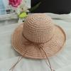 Summer Fashion women Straw Hat Bow Lady Foldable Sun Hat Visor cap Panama Style Bucket Cap Strawhat Beach Hat girl cap Outdoor