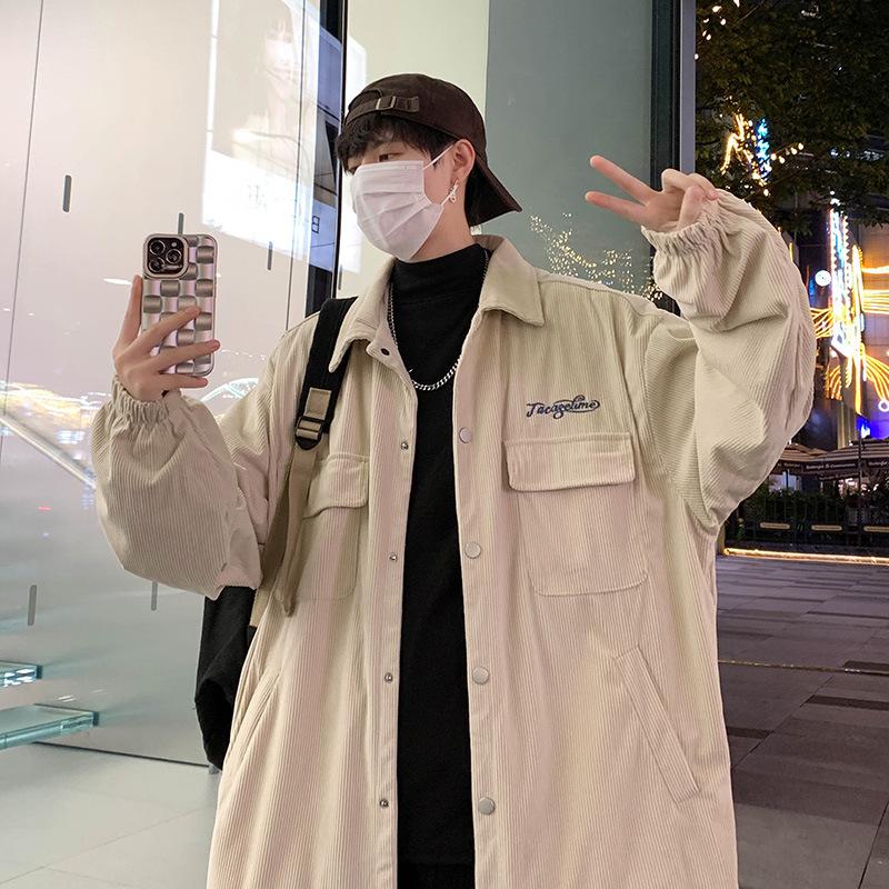 Jacket Jacket Men's Spring and Autumn Loose Lapel Men's Casual Versatile Handsome on Clothes