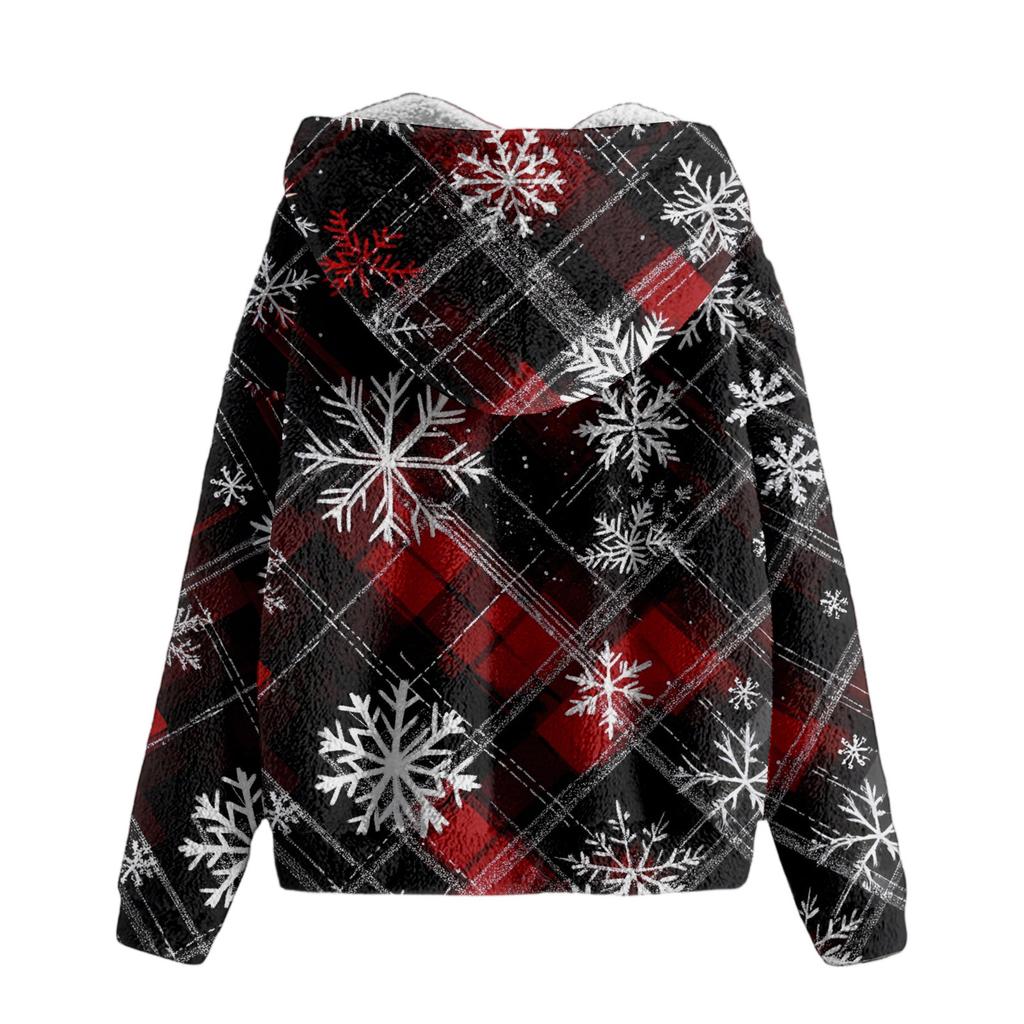 Men'S  Winter Zipper Hooded Fleece Sweatshirt With Patch Pocket Casual Jacket