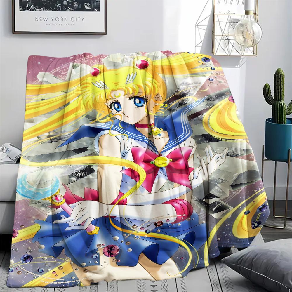 Sailor Moon Tsukino Usagi Main Blanket, Sailor Moon Fan Soft Throw, Great Gift.chl
