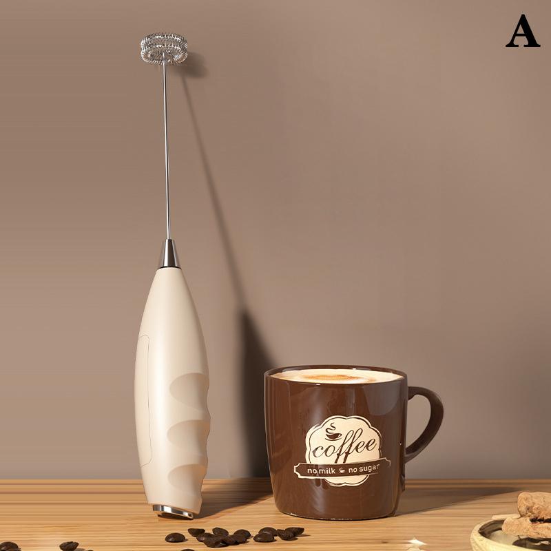 Wireless Electric Milk Frother Mixer Battery-Powered Handheld Foamer Coffee Cream Soup Peanut Butter Egg Whisk Baking Accessor