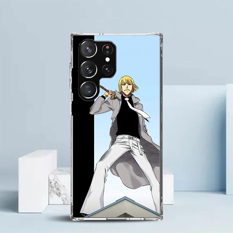 Bleach Shinji Hirako Soft Cover for Samsung Galaxy S25 Edge S26 S24 S23 Ultra Phone Case S22 S21 Plus S20 FE Print Pattern Shell