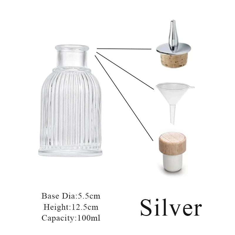 Cocktail Bitters Bottles With Cap Vintage Glass With Stainless Steel Caps Kitchen Seasoning Tools Bar Bartender Accessories