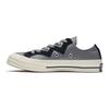 Converse Chuck 1970s Low Top Lace-Up Canvas Shoes Women sneaker Gray Black 566137C
