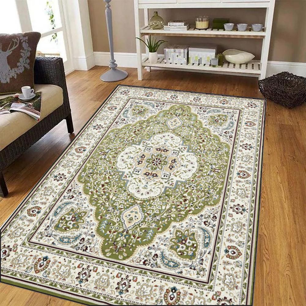 Fashion Bohe Persian Style Print Carpet for Living Room Decor Bedroom Nonslip Area Rugs Kitchen Floor Mat Indoor Doormat Gift