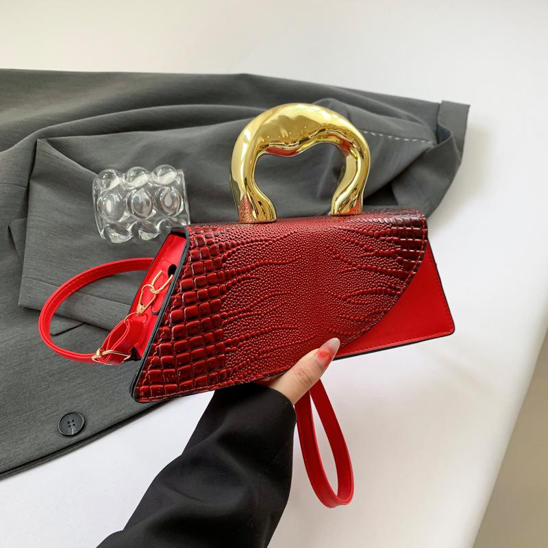 Niche Design Handbag Autumn New High-value Temperament Personalized High-value Shoulder Small Square Bag