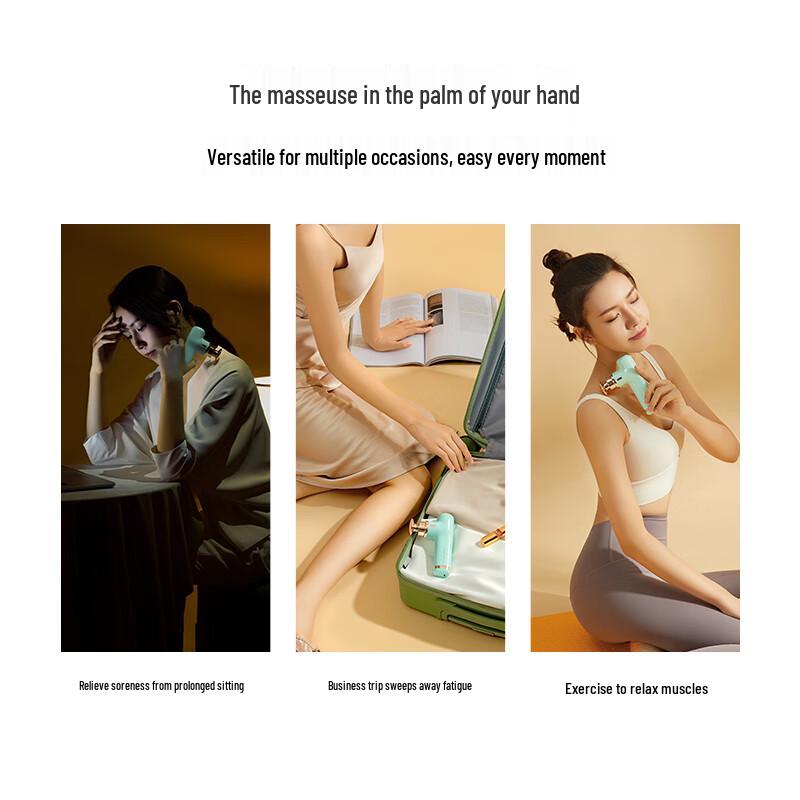 YeXiaoshou Mini Electric Muscle Fascia Gun CN plug (adapter included)