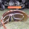 KAPVOE Nouvelle Technologie Verres Nano Lunettes de Cyclisme Lunettes de Soleil Sportives d'Extérieur Hommes Femmes Vélo de Route VTT Vélo Lunettes de Randonnée UV400