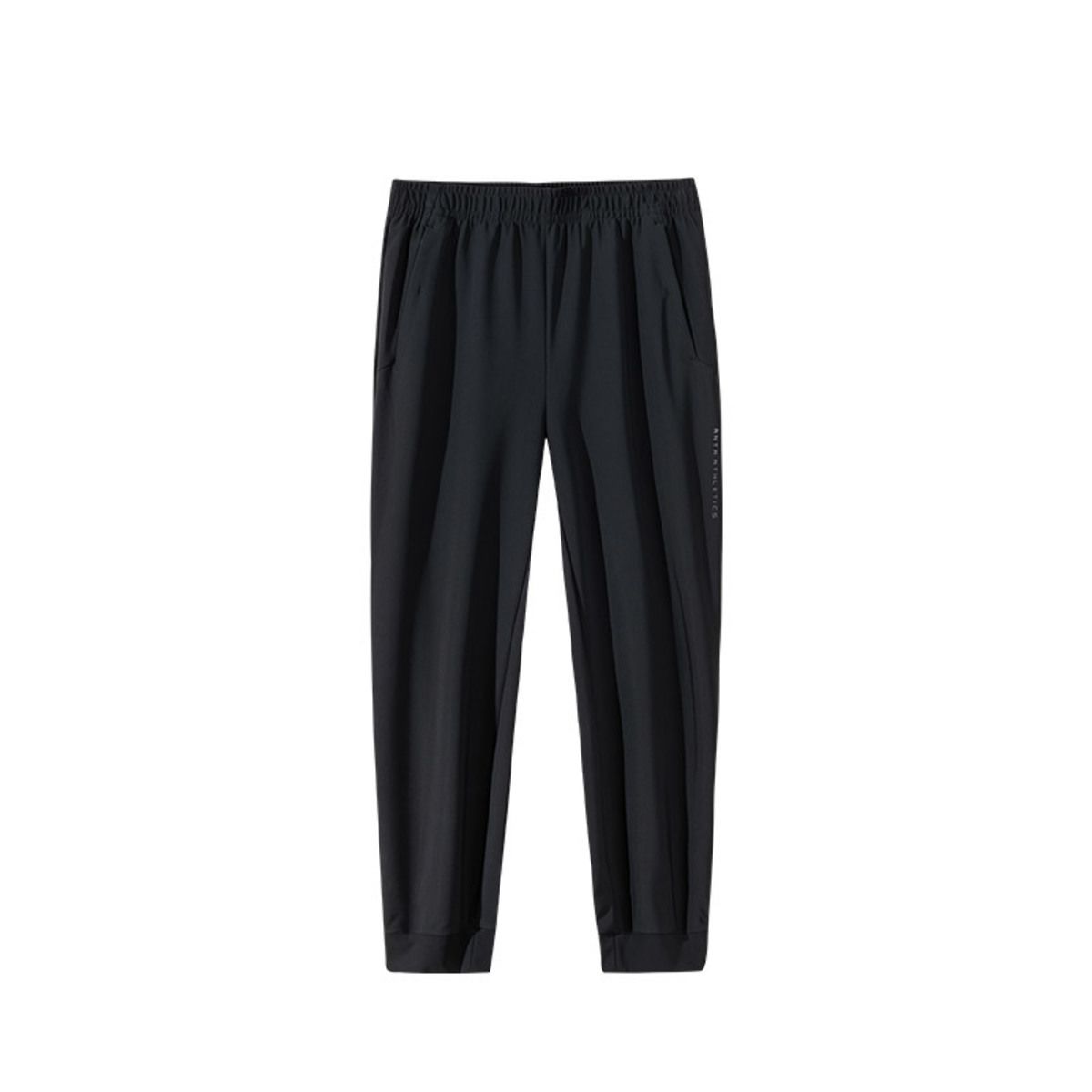 

Anta Training Series Solid Color Running Training Knitted Sports Pants Men Pants Black 152447323-2 L