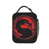 Mortal Kombat Splatters Insulated Lunch Bag Cooler Bag Reusable,Lunch Container Lunch Box Tote Food Storage Bags Beach Travel
